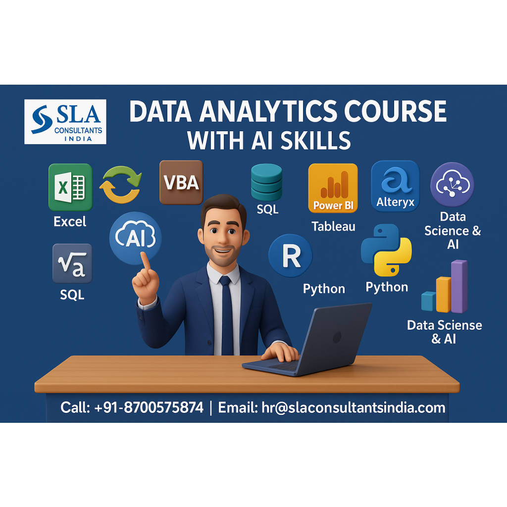 Data Analyst Course in Noida, Sector 123, Free Data Science with AI by SLA Consultants Noida,  Update Skills for 2026 