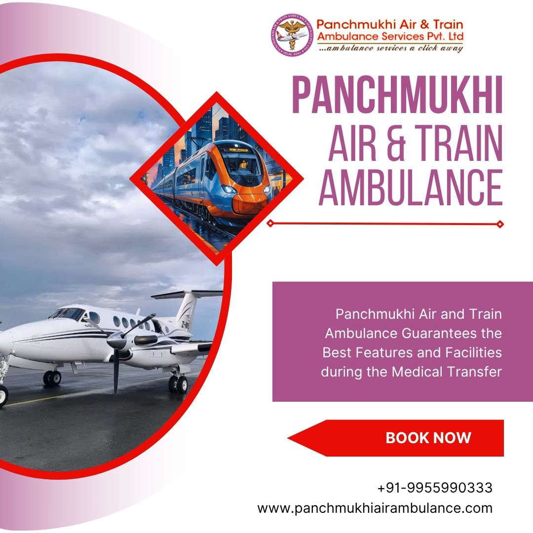 Choose Affordable Air Ambulance in Guwahati by Panchmukhi with Medical Setup
