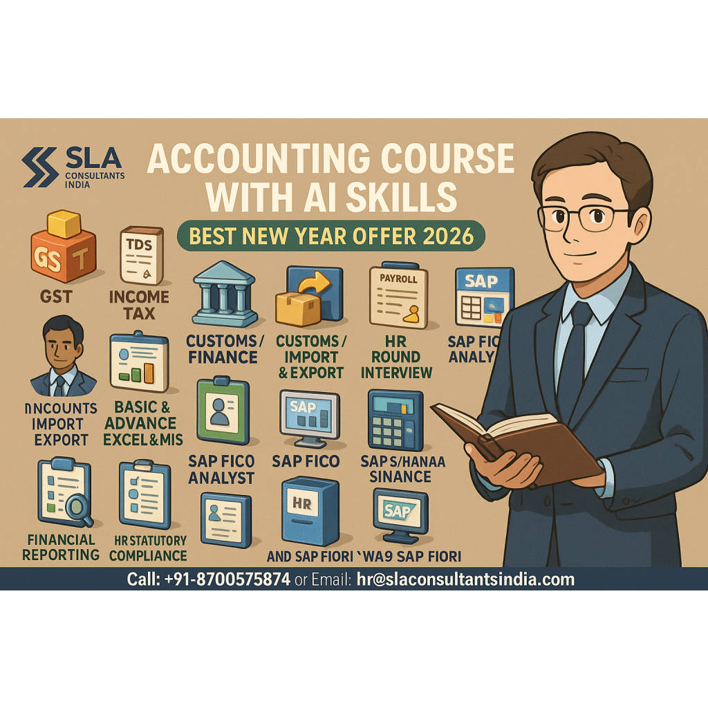 Accounting Course in Delhi. With SAP FICO and SAP Hana AI,, Career-Focused Training Designed for Global MNC Opportunitie