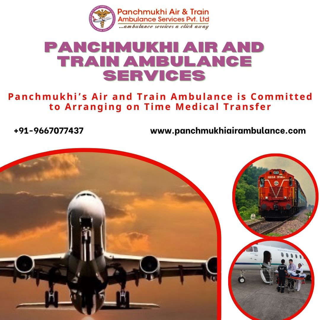 Emergency Air Ambulance from Ernakulam by Panchmukhi with Medical Care 