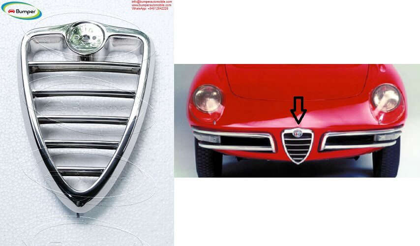 Alfa Romeo Duetto Spider (1966-1969) Center Grill | HERE Posting Alfa Romeo Duetto Spider (1966-1969) Center Grill | HERE Posting